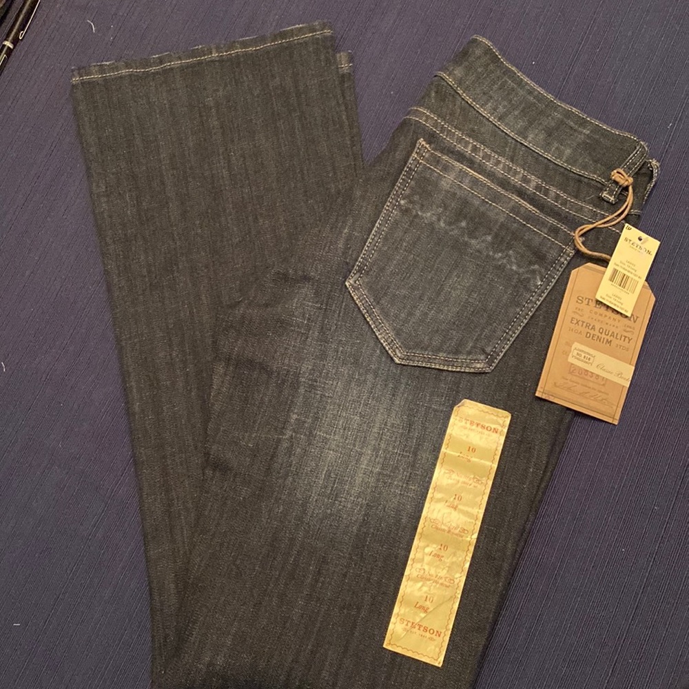 Stetson Jeans, sz 10 Long, Classic Bootcut